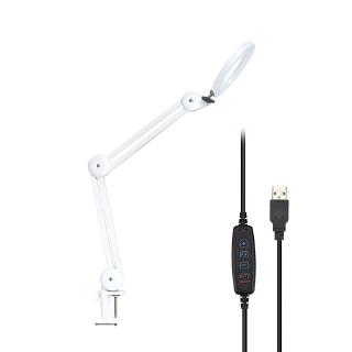 Kính Lúp Để Bàn Yg-811-1 8x 780mm Có Đèn Led 81mm