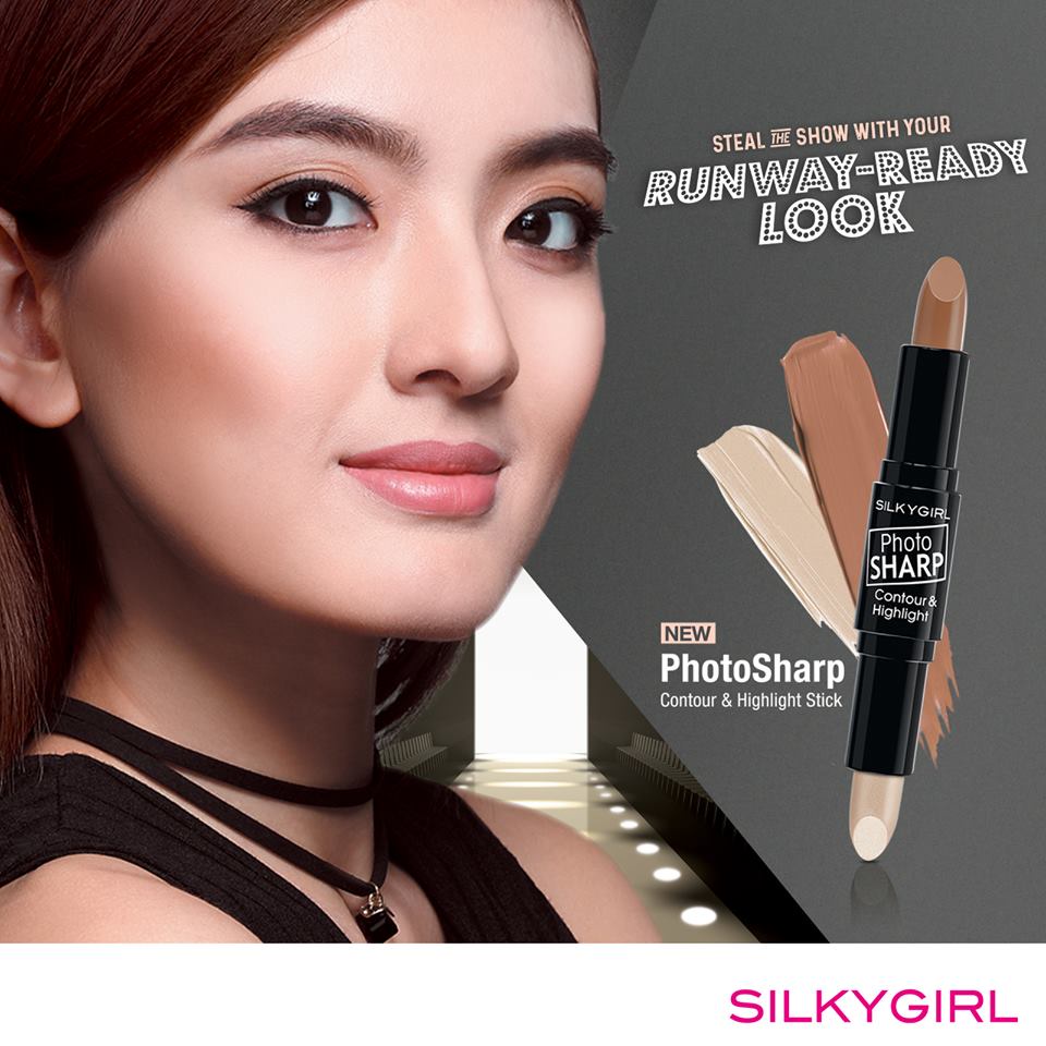 Tạo Khối Hai Đầu Dạng Thỏi Silkygirl Photosharp Contour &amp; Highlight 01 Natural Light Tông Trắng Sáng 8g - Khongcoson