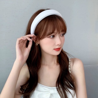 Bờm cài tóc, bờm tóc, băng đô tóc xốp bọc vải trơn.