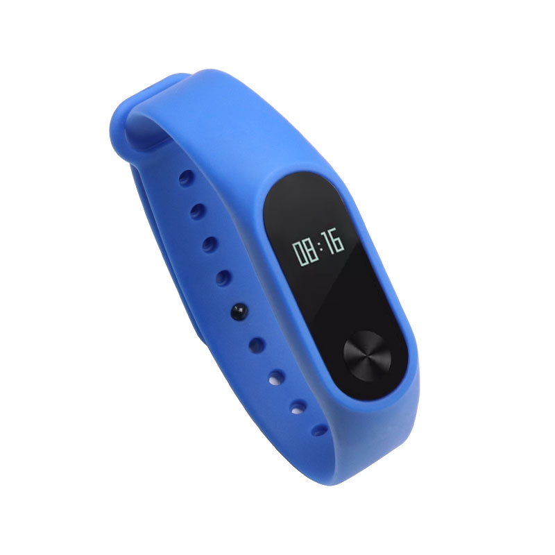 Dây Đeo Thay Thế Chất Liệu Silicon Màu Trơn Cho Mi Band 2