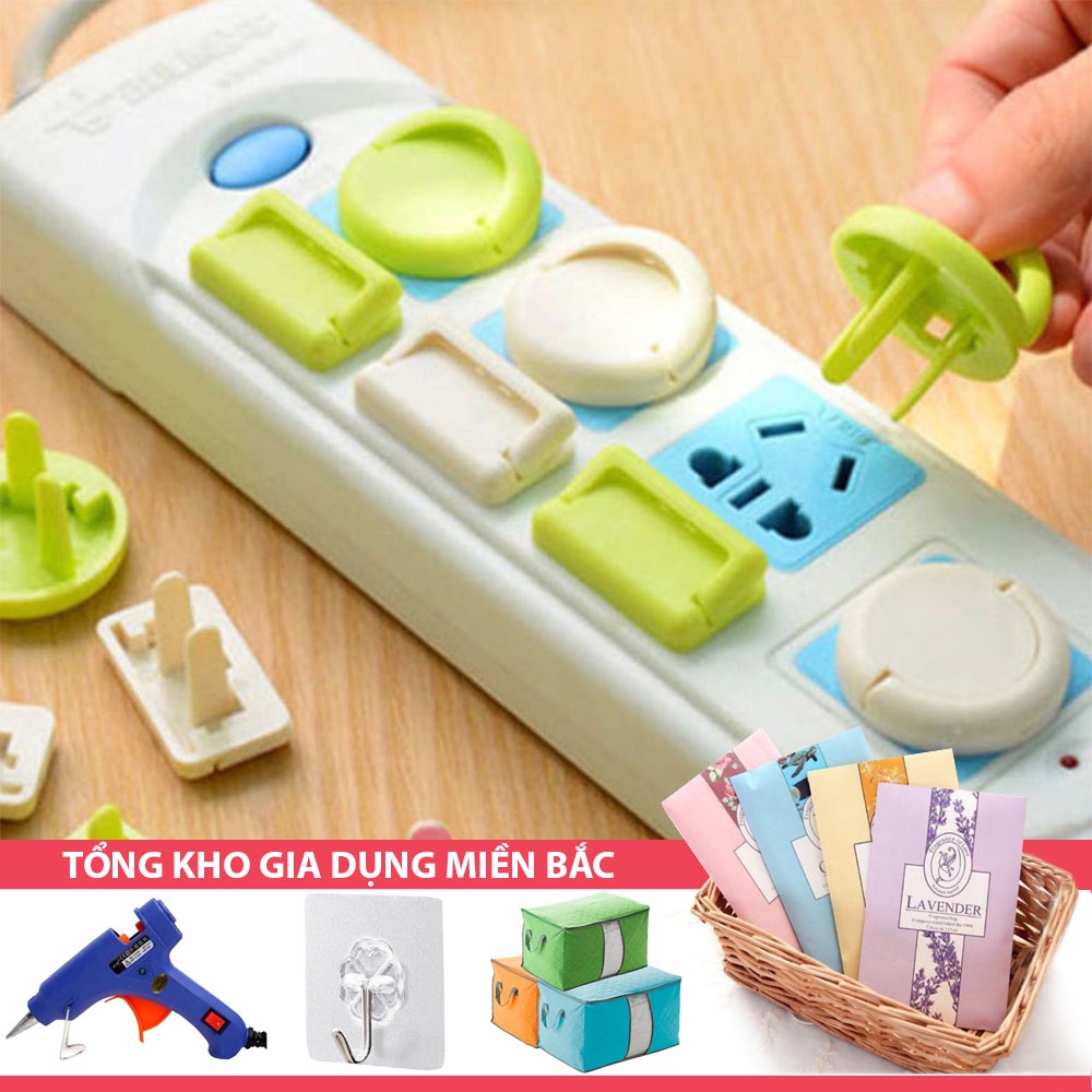 Nút Bịt Ổ Điện Chống Giật T8 CAO CẤP, Bảo Vệ An Toàn Cho Bé, 2 Chân Nhựa ABS Siêu Bền Chống Nhiệt Cao Cấp