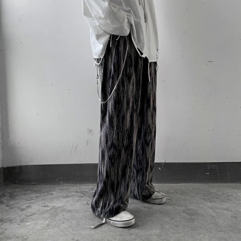 Quần Ống Suông Hoạ Tiết 3D Unisex