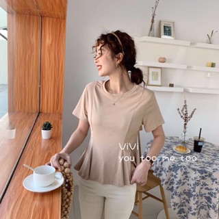 Áo phông dáng peplum