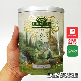 [HSD T9/2023] Trà Ahmad hộp sắt cong Earl Grey 100g