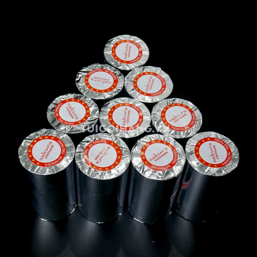 [10 Cuộn] Giấy In Bill K80, K57 Cuộn 45mm In Hóa Đơn Dùng Cho Shop Online, Cafe, Cửa Hàng, Taxi, POS Cầm Tay