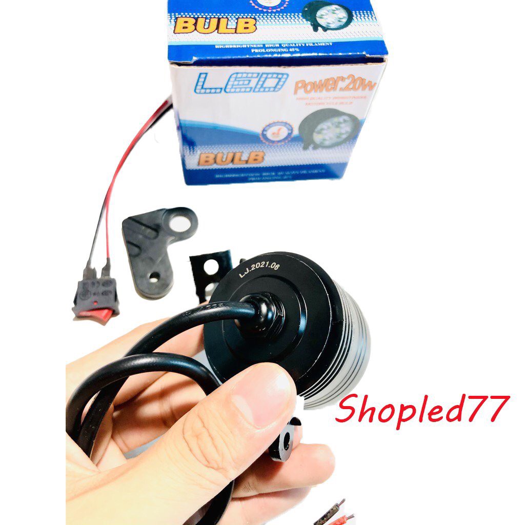 Đèn Trợ Sáng L6 Ngắn 6 Mắt Sáng Mạnh