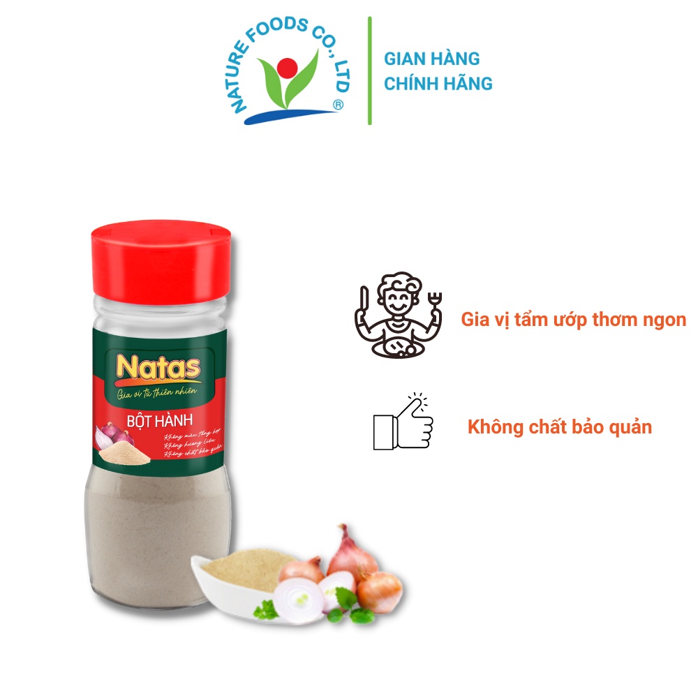 Bột hành Natas Hũ 60