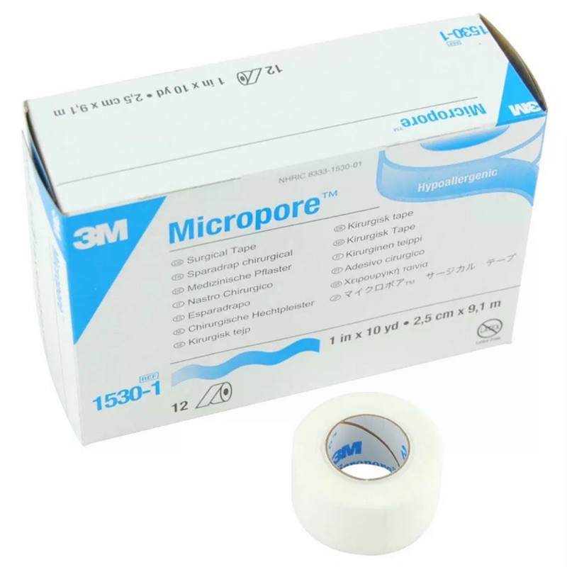 Băng keo giấy y tế 3M Micropore 1530-0/1530-1