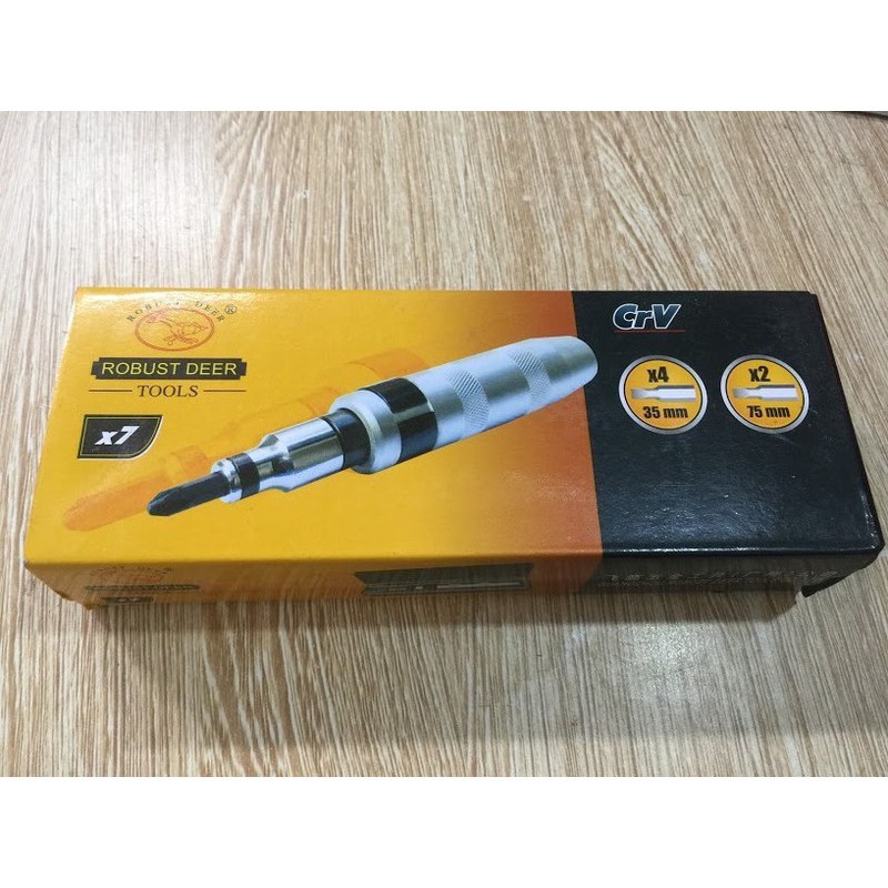 Bộ Vít Đóng Đảo Chiều 6 Mũi CrV Chính Hãng