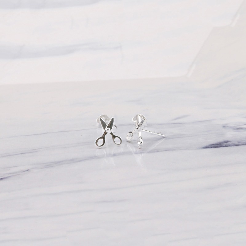 Khuyên Tai Hình Cây Kéo Độc Đáo Cá Tính Cho Nữ