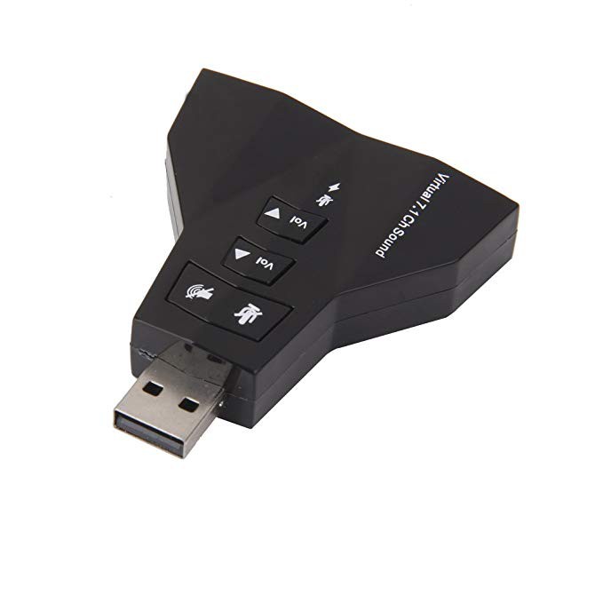 USB ra Sound 3D Virtual 7.1 Phi Thuyền 4 Cổng