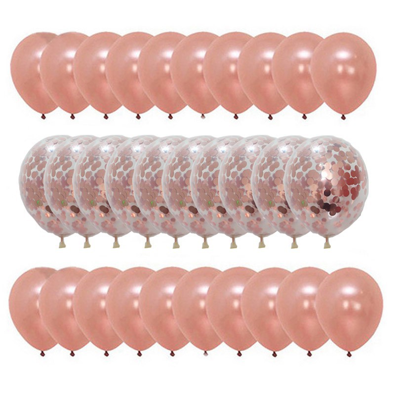 Set 30 Bong Bóng 12 Inch Trang Trí Tiệc Đa Năng Nhiều Màu Tùy Chọn