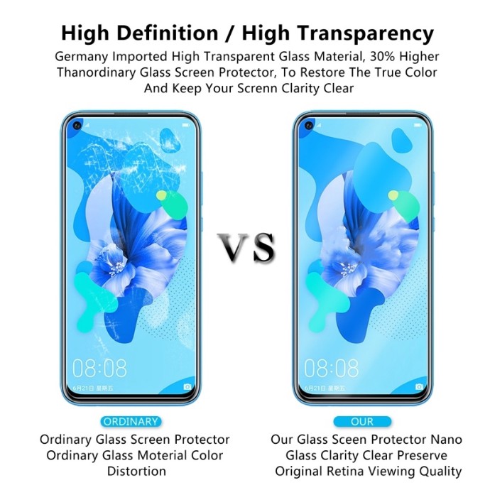 Kính cường lực bảo vệ màn hình HD 3 trong 1 tiện lợi cho CHO XIAOMI REDMI K30 K20 PRO NOTE 8 PRO 8T 8A 7A 6A