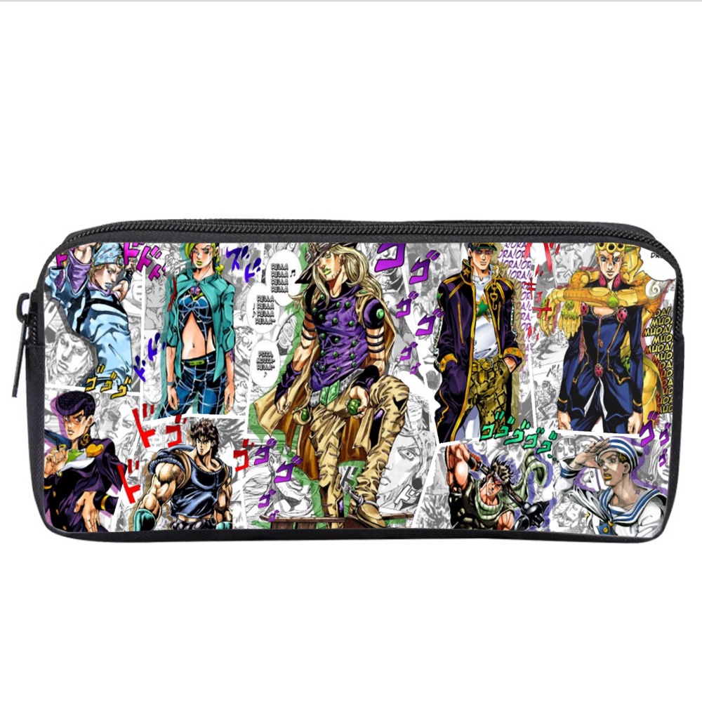 Túi Đựng Bút Sức Chứa Lớn Họa Tiết Hoạt Hình Jonathan Anime YB2 Jojo 'S Bizarre Adventure