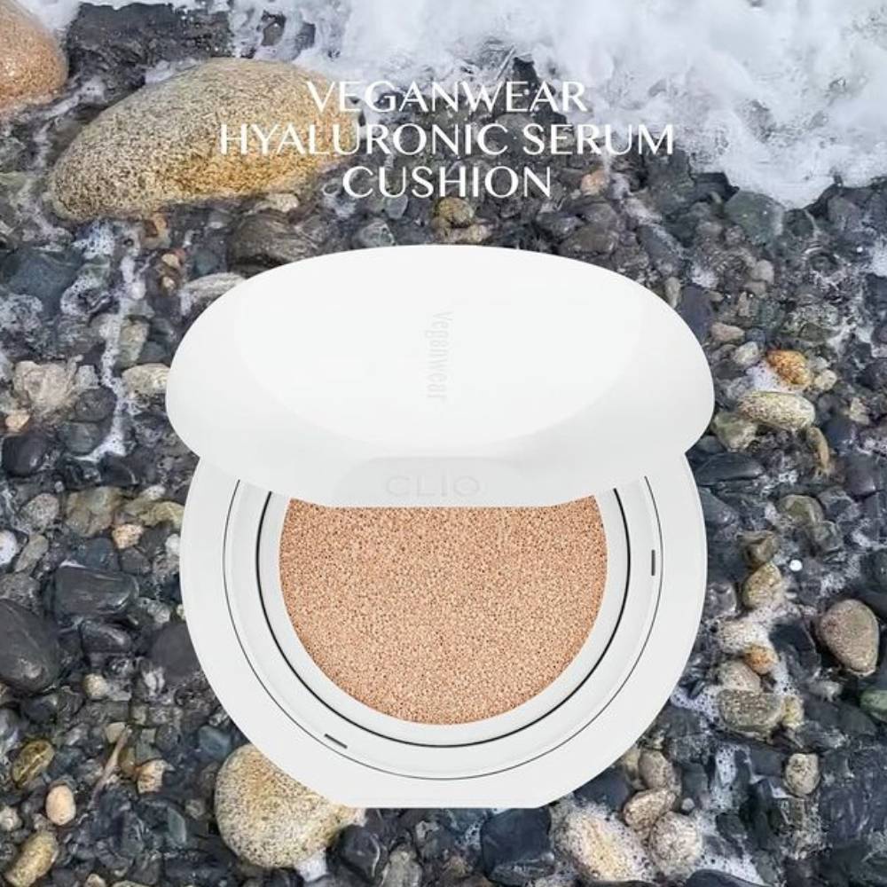 Phấn Nước Thuần Chay Cấp Nước Clio Veganwear Hyaluronic Serum Cushion SPF45 PA++ 15g