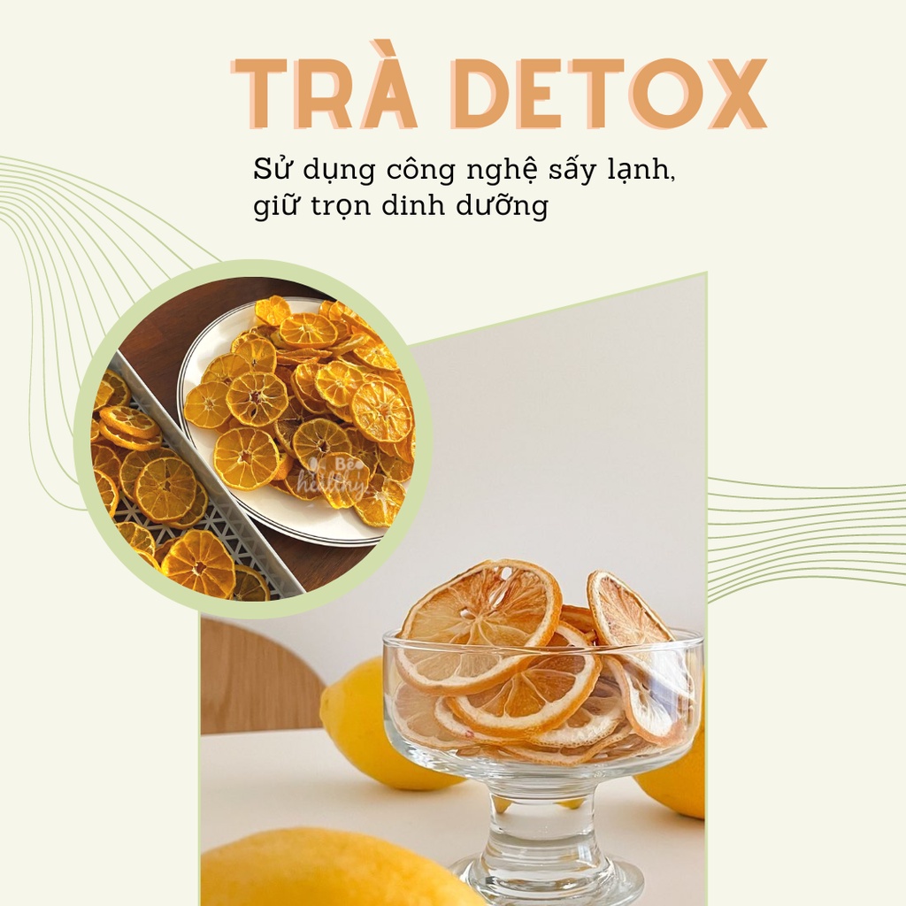 Trà detox trà thảo mộc hoa quả sấy lạnh - Bếp healthy Hà Nội