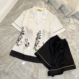 PYJAMA LỤA CLC HOẠ TIẾT CAO CẤP MÃ 2022-99