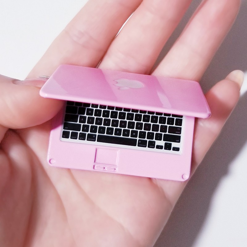 ✨Phụ kiện cho người lính✨Mô hình máy tính xách tay Apple Mini tỉ lệ 1: 6