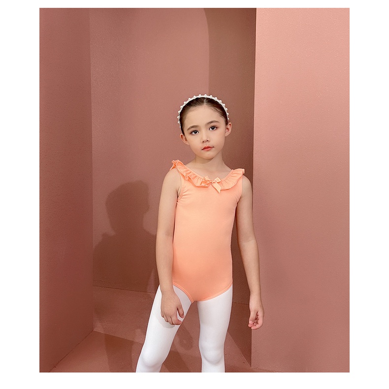 Bộ Trang Phục Múa Ba Lê Bằng Vải Cotton Dành Cho Bé Gái