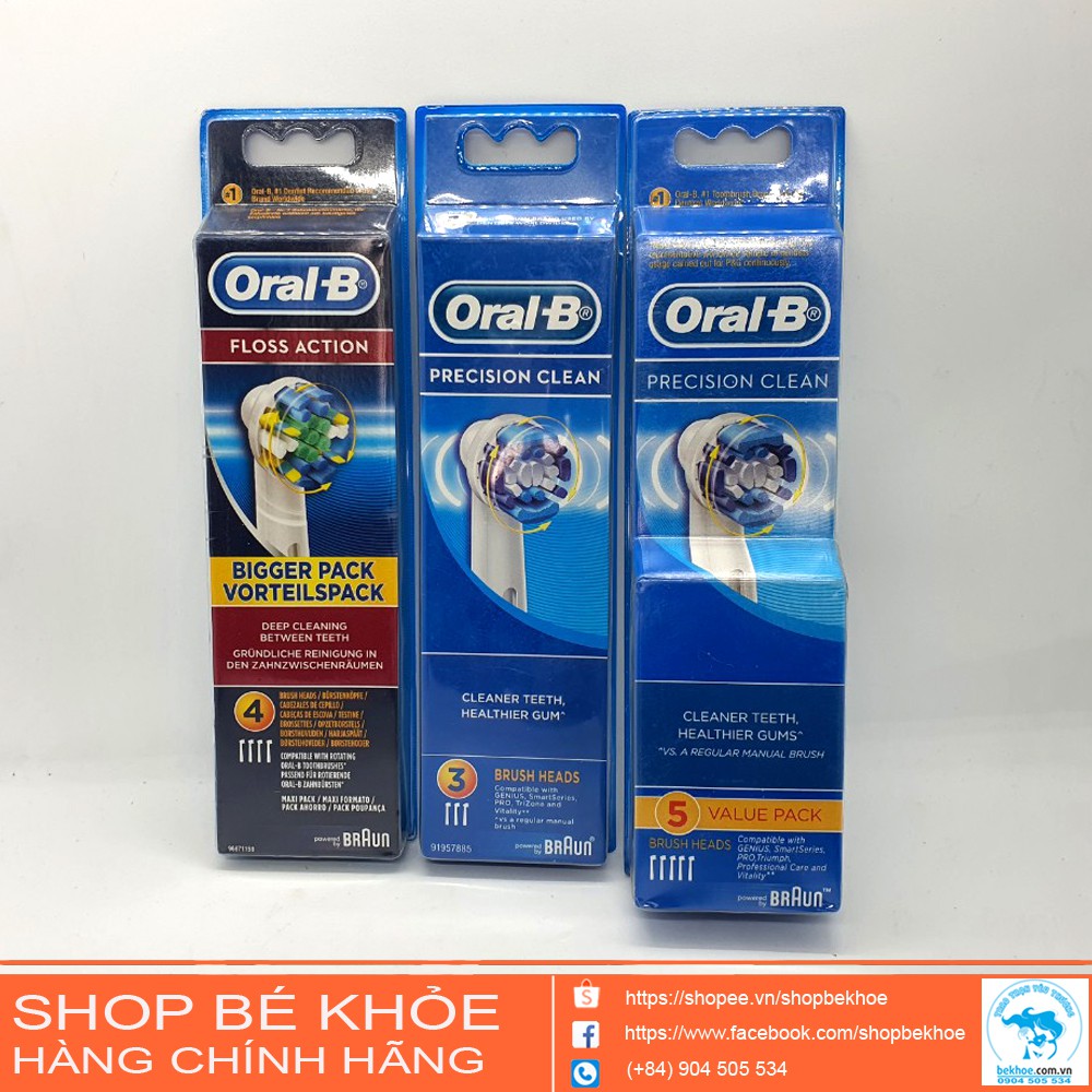 Đầu bàn chải điện Oral-B Braun