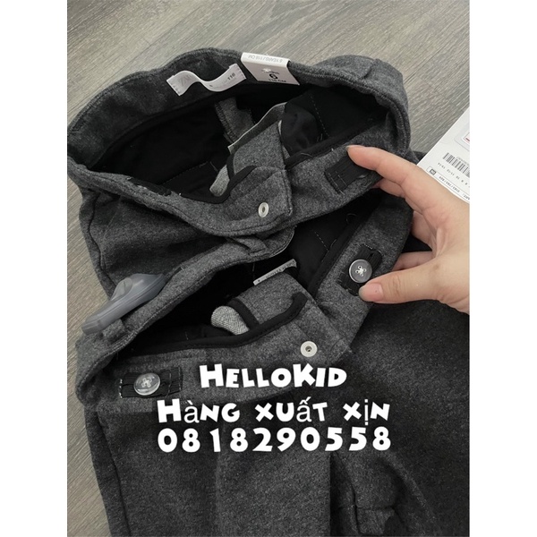 Q205 - Quần vải ghi than ZR bé trai