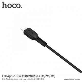 Cable sạc Hoco X20 dài 2m Lightning cho iPhone/iPad