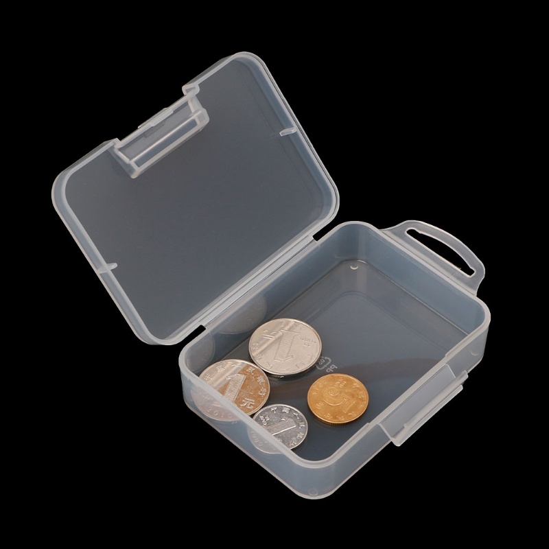 Hộp Đựng Trang Sức Hình Vuông Trong Suốt Tiện Dụng