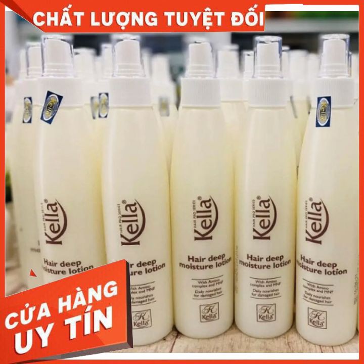 Nước dưỡng xịt dưỡng  Kella Làm Mềm Tóc 250ml  dưỡng ẩm  mềm tóc chống khô sơ chẻ ngọn mùi thơm lâu