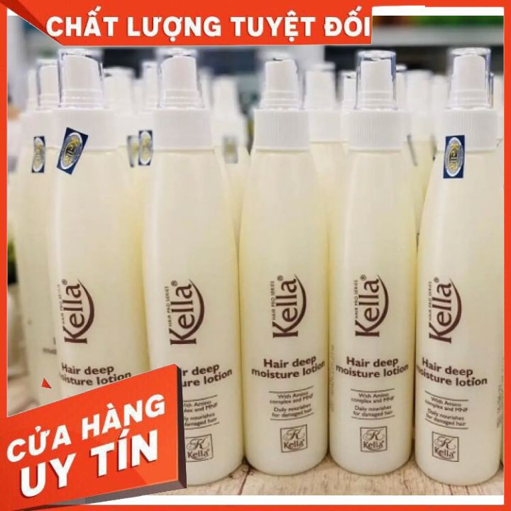 [TẬN GỐC] nước dưỡng xịt dưỡng  Kella Làm Mềm Tóc 250ml (màu trắng) dưỡng ẩm  mềm tóc chống khô sơ chẻ ngọn mùi thơm lâu