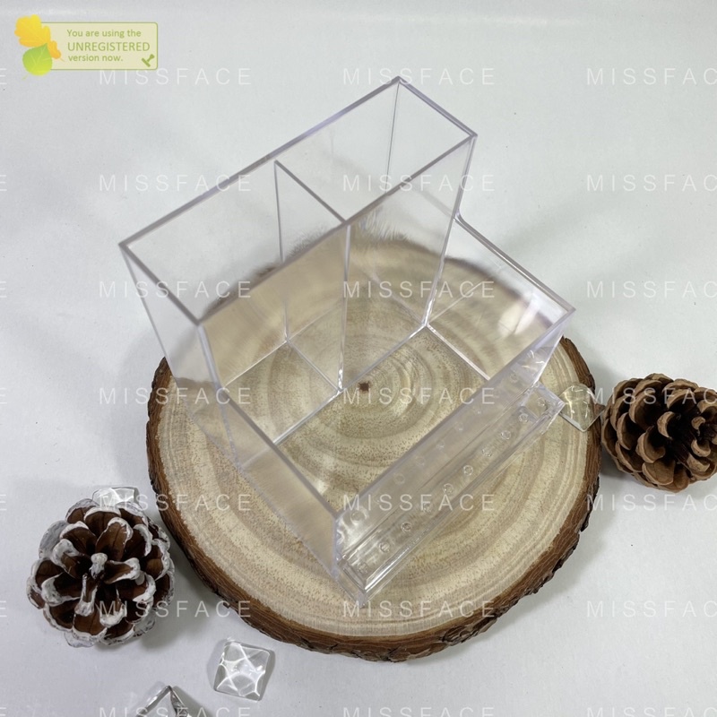 Hộp mica đựng dụng cụ nail trong suốt tiện lợi - đẹp mắt