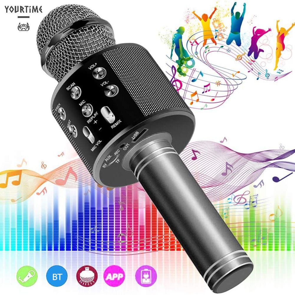 Micro hát karaoke không dây kết nối Bluetooth