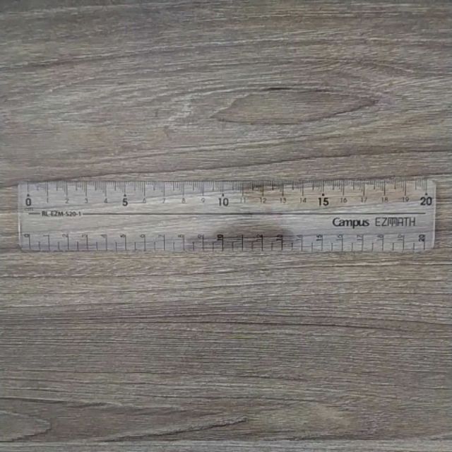 1 Cây thước kẻ 20 cm Campus EZMATH