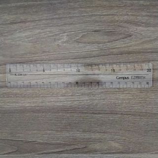 1 Cây thước kẻ 20 cm Campus EZMATH