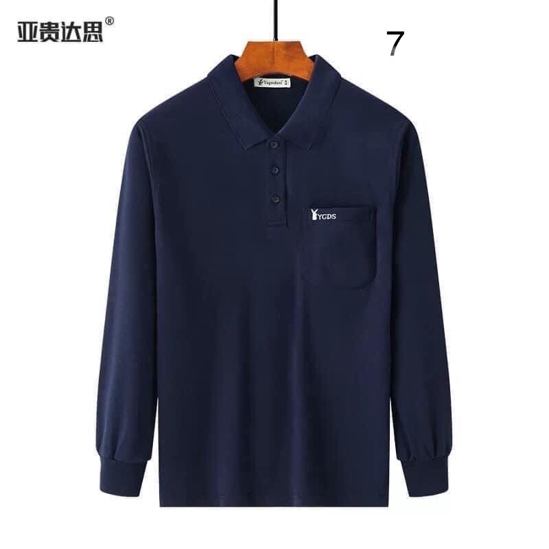 Áo nam cổ Polo dài tay