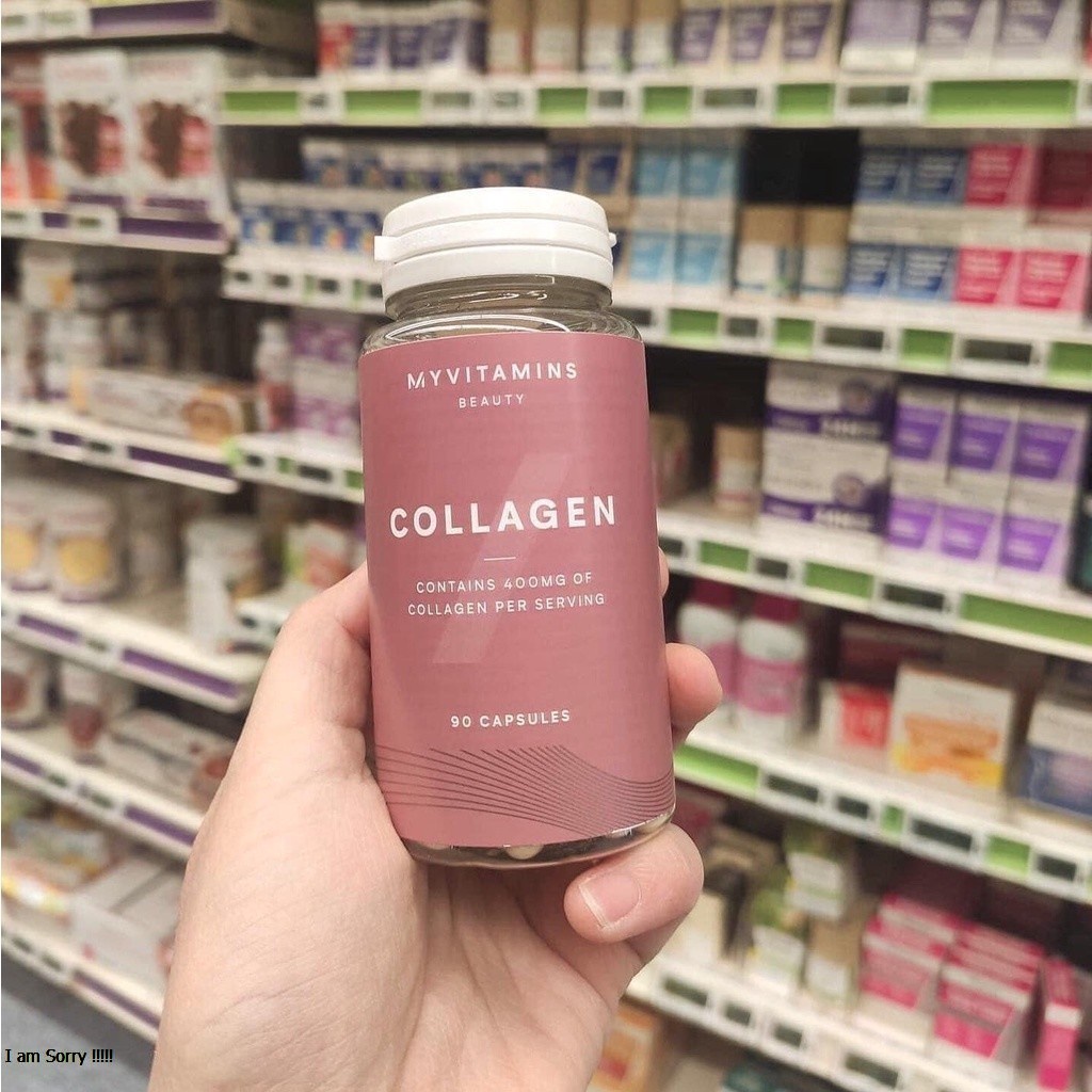 Viên uống Collagen thuỷ phân Myvitamins 90 viên của Pháp