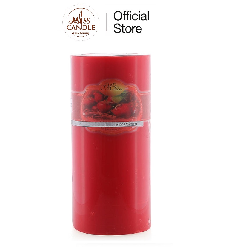 Nến thơm trụ tròn D7H15 Miss Candle MIC0277 (Chọn màu)