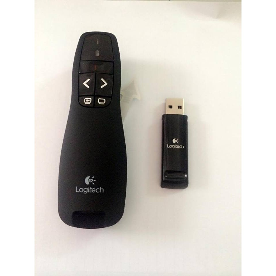 Bút trình chiếu logitech R400+ tặng kèm BAO DA VÀ PIN