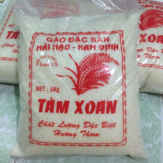 5kg gạo tám xoan Hải Hậu