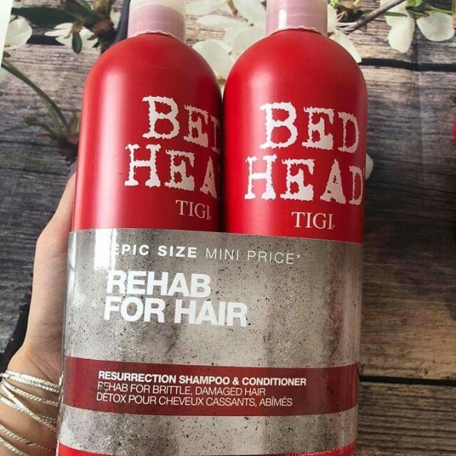 Cặp gội xả tigi đỏ
