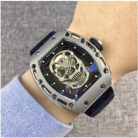 Đồng hồ nam đẹp 2021 Skull Richard Miller chống nuoc chong xuoc rm 5201