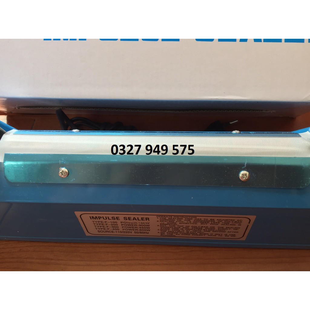 Máy hàn miệng  túi dập tay PFS200 tặng kèm dây hàn