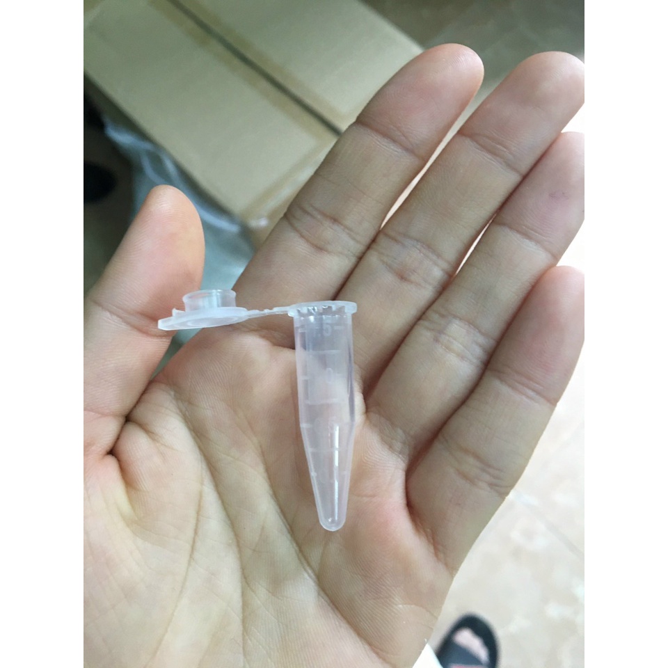 Ống Ly Tâm 1.5ml-2ml, Ống Eppendorf 1.5- 2ml 1 Túi 500 Cái