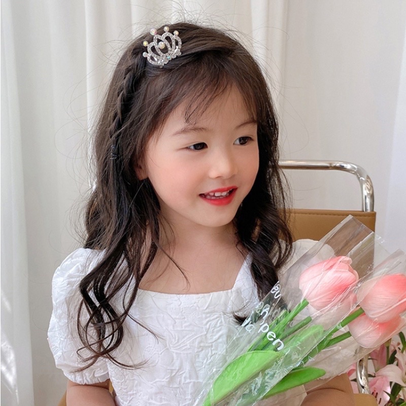 Vương miện cài tóc, vương miện cho bé, bờm đính đá lấp lánh siêu đáng yêu - Coolgift
