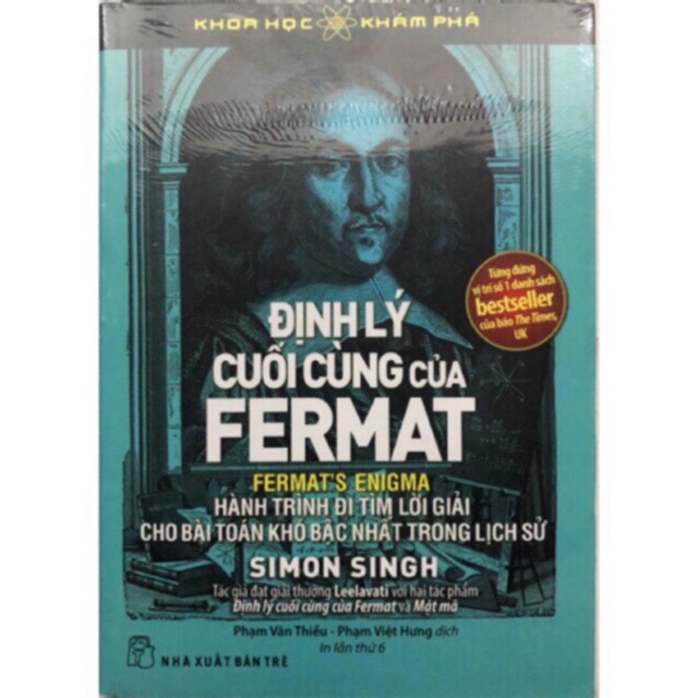 Sách - Định lý cuối cùng của Fermat - NXB Trẻ