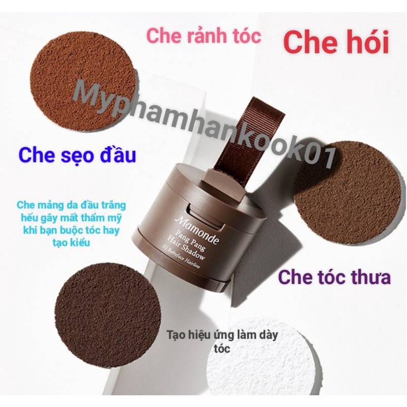 [Chuẩn Auth] mẫu mới Che khuyết điểm tóc Mamonde Pang Pang Hair Shadow