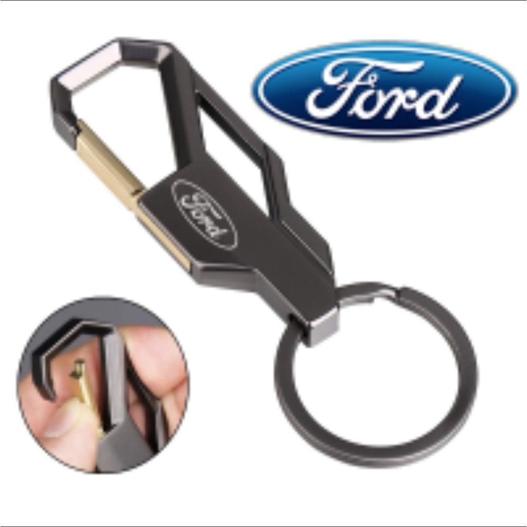 Ryoo Móc Khóa FORD ô tô Móc Chìa Khóa Kim Loại Hợp Kim Sáng Tạo Cho Nam Dành Cho ô tô xe máy