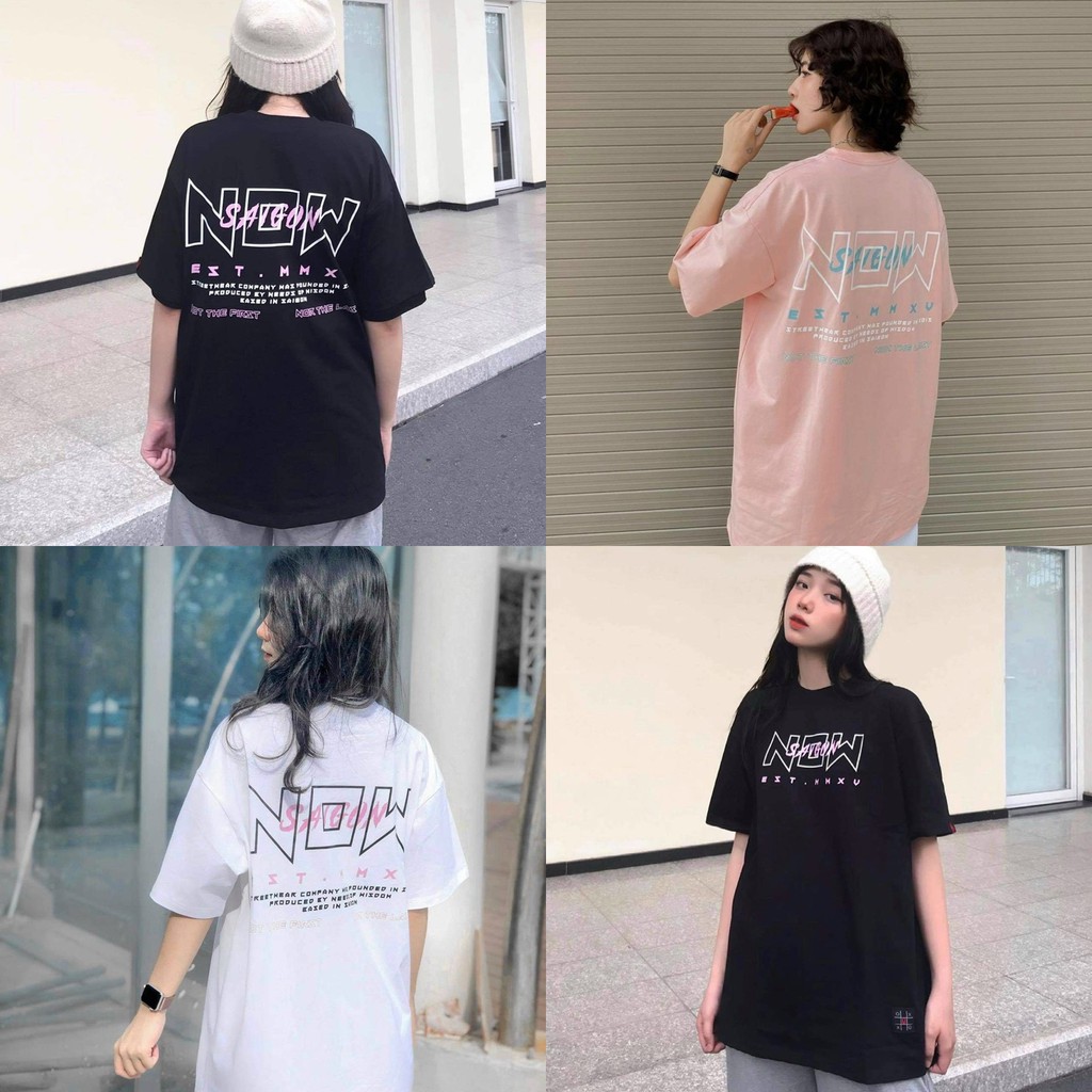 Áo Thun Local Brand Now Saigon Nam Nữ Tay Lỡ Oversize Unisex Full Mạc | BigBuy360 - bigbuy360.vn