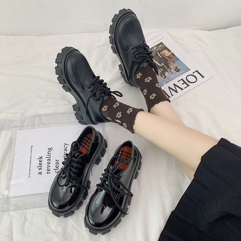 Boost  Nữ Cổ Lửng Chất Da Vintage giày Hài Boots da mềm lót nỉ khóa sau cao cấp boost lửng thời trang đế 6 cm
