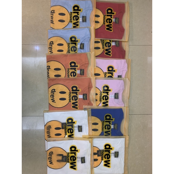 👋[1:1]Áo tee drew house mascot trending- full tem mác túi bọc-full màu (có ảnh thật)👋 | BigBuy360 - bigbuy360.vn