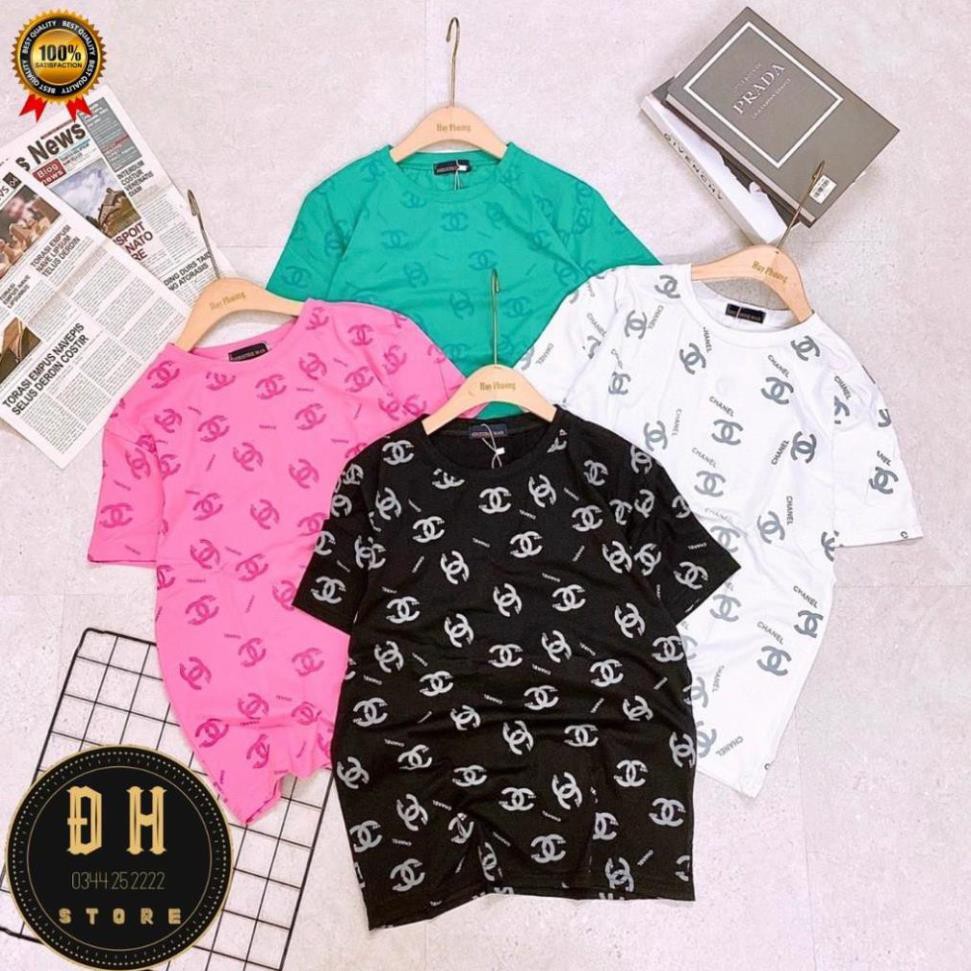 Áo Phông Áo Thun Nam Nữ Thêu Họa Tiết , Fom Rộng Giấu Quần Hàng Quảng Châu Cao Cấp . | BigBuy360 - bigbuy360.vn